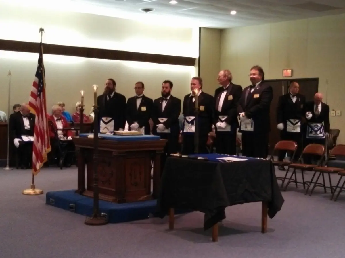 A Ceremony in Progress — Traverse City Lodge No. 222 photo archive