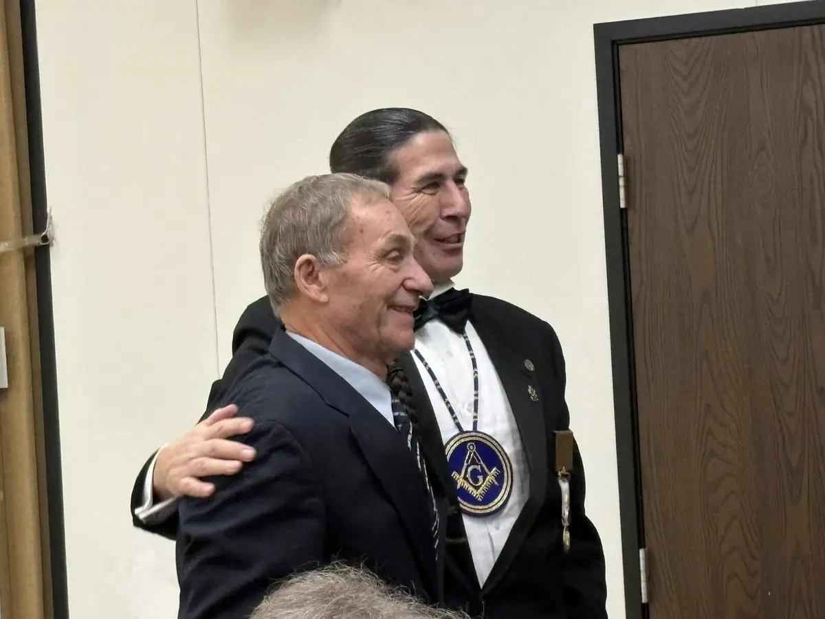 A Brotherly Congratulations — Traverse City Lodge No. 222 photo archive
