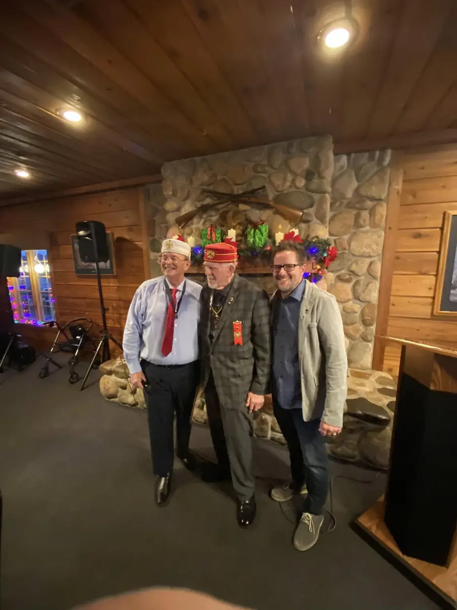 Brothers Arrive for a Holiday Event — Traverse City Lodge No. 222 photo archive