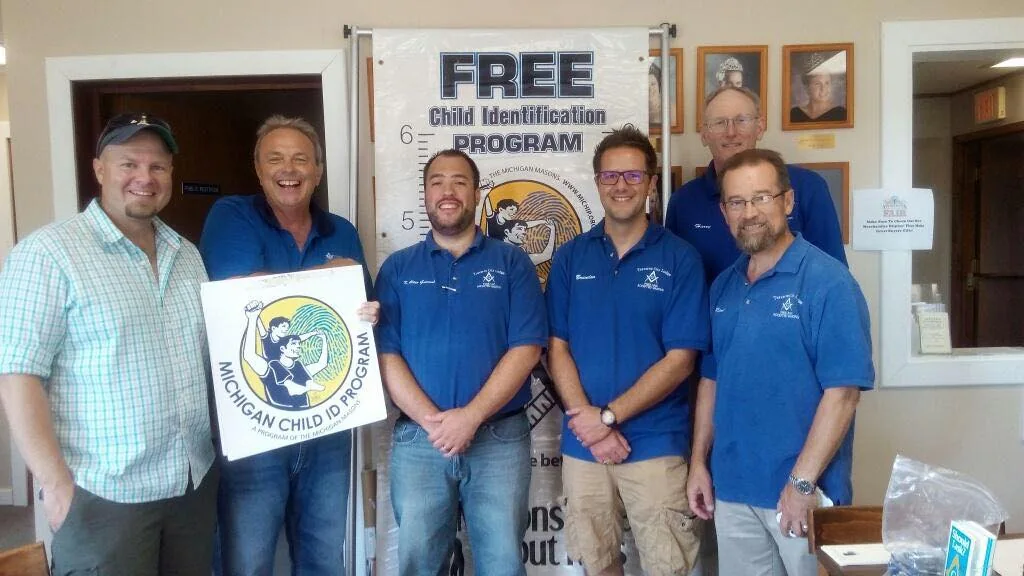 Volunteers at a community event