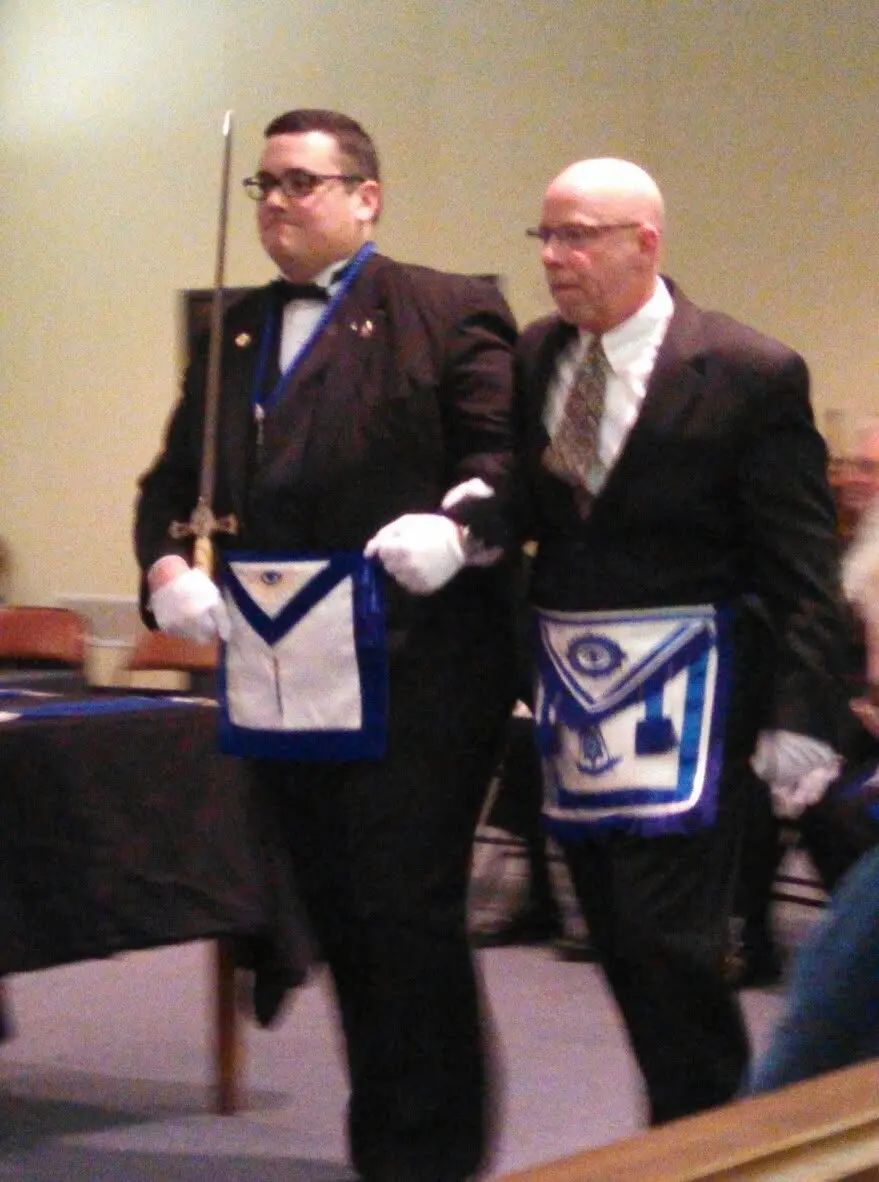 Two Brothers in Ceremony — Traverse City Lodge No. 222 photo archive