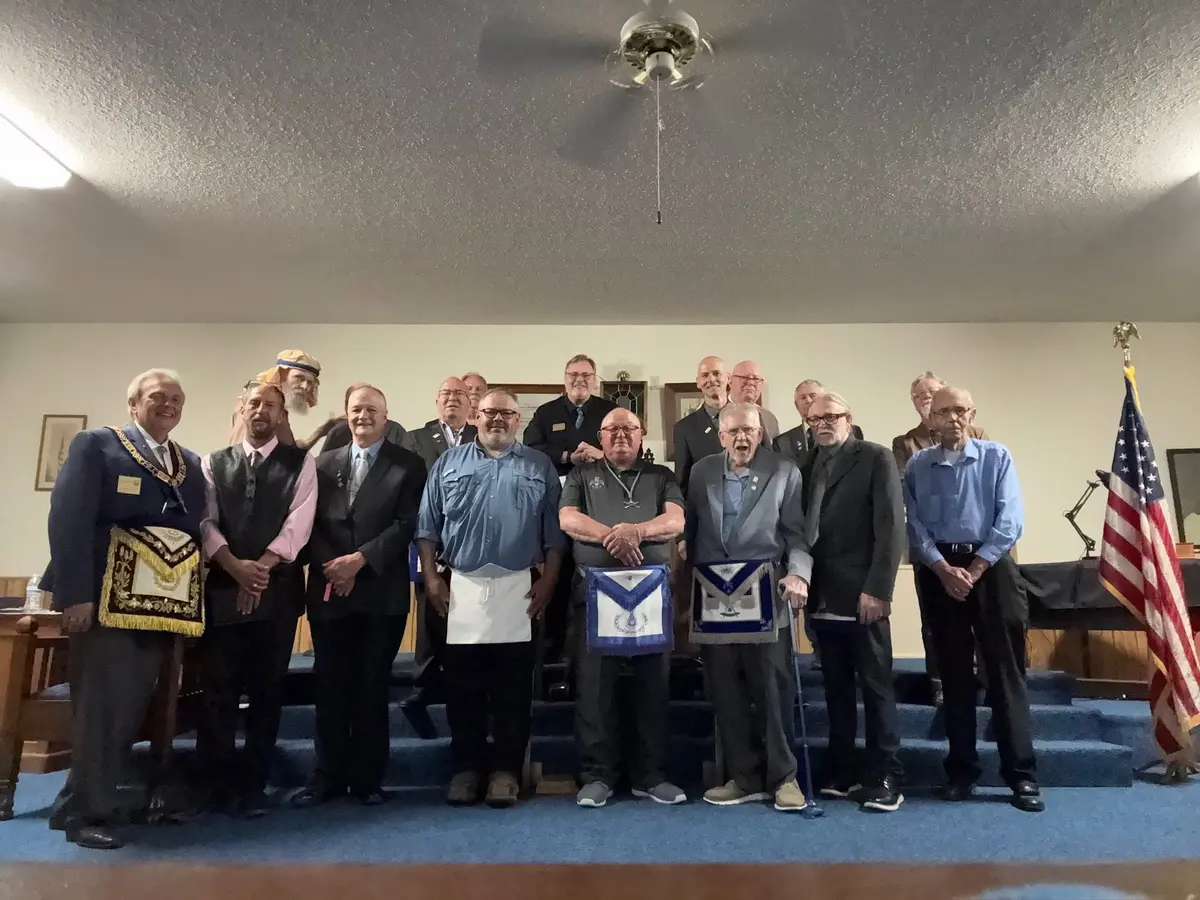 A Ceremony with Community Guests — Traverse City Lodge No. 222 photo archive